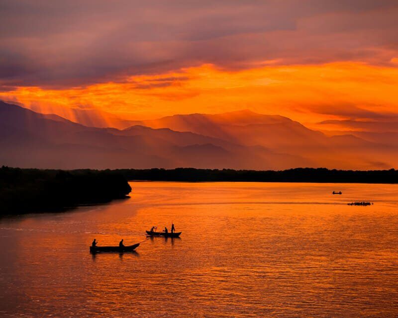 colombia atardecer