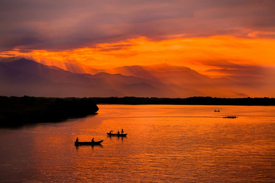 colombia atardecer