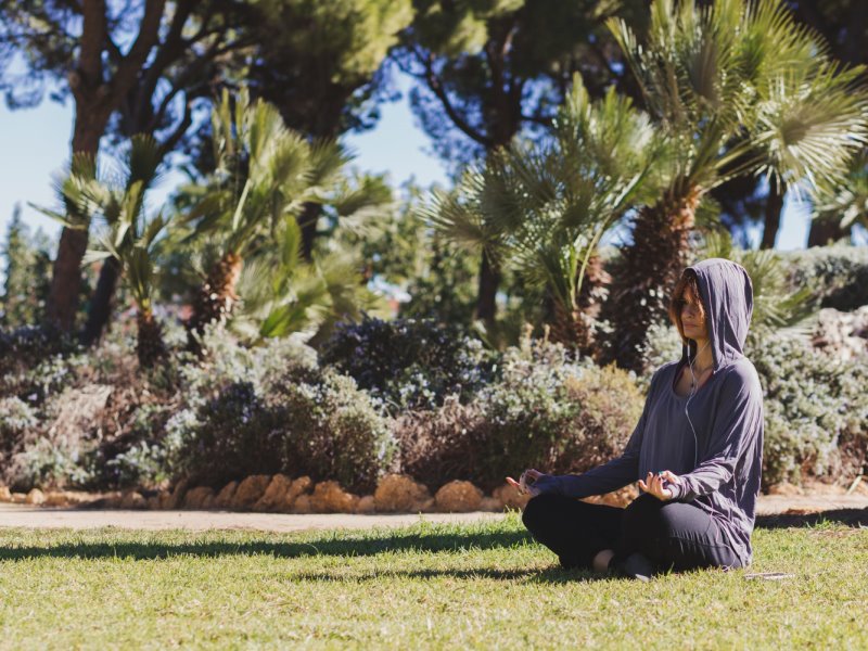 meditación en un ashram